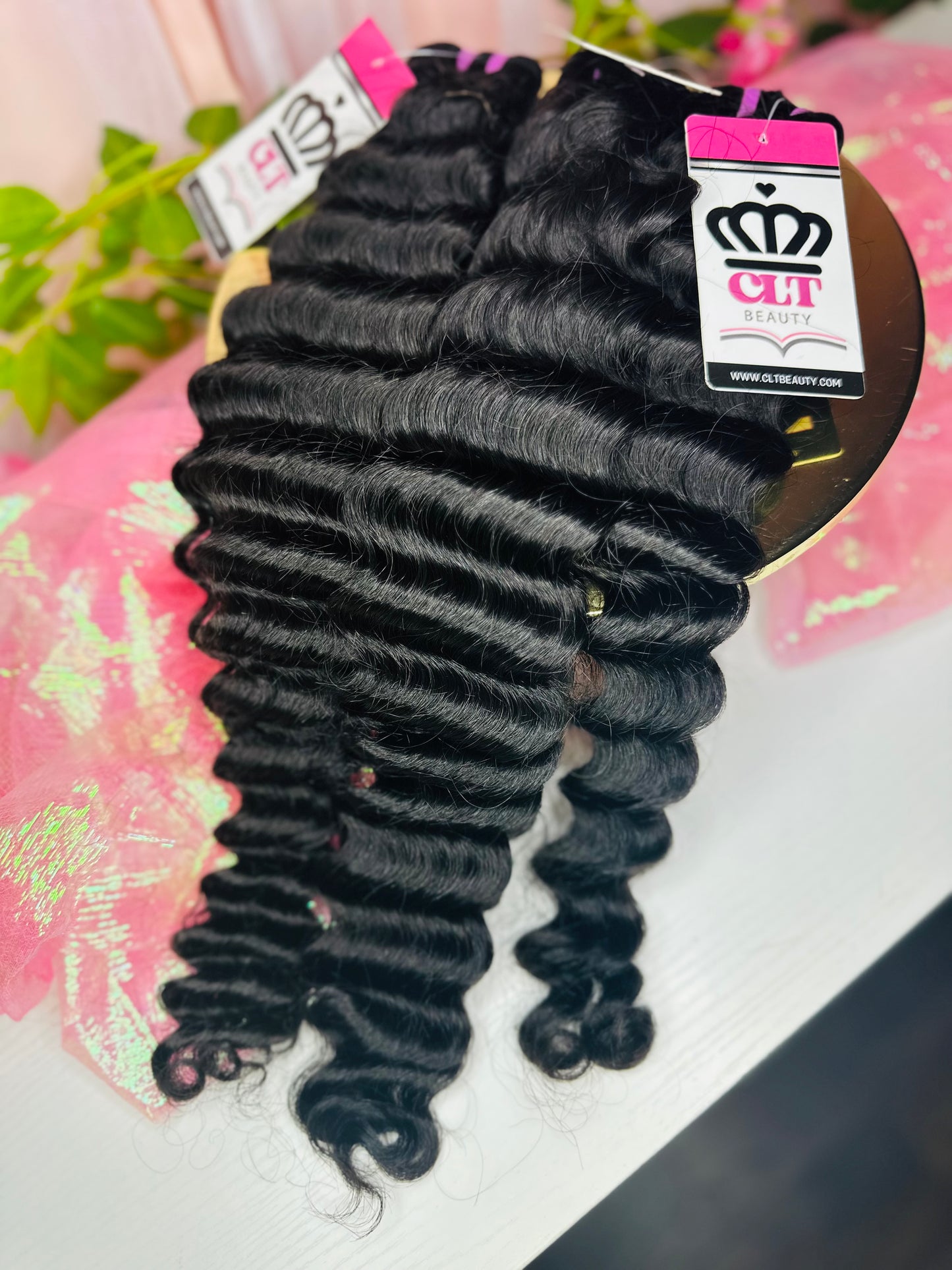 Shop CLT Beauty: Virgin Hair Bundles -3pc Deep Wave