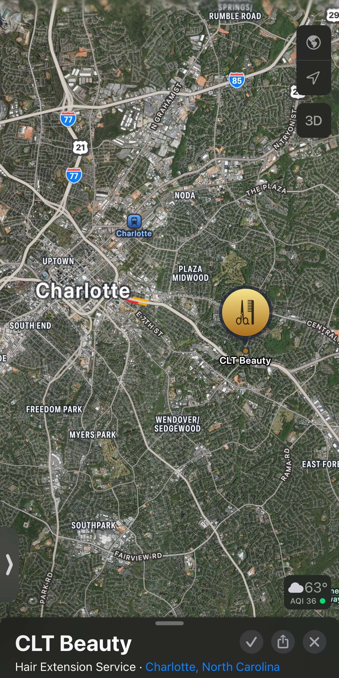 CLT Beauty Hair Delivery: "Queen City" Charlotte Location