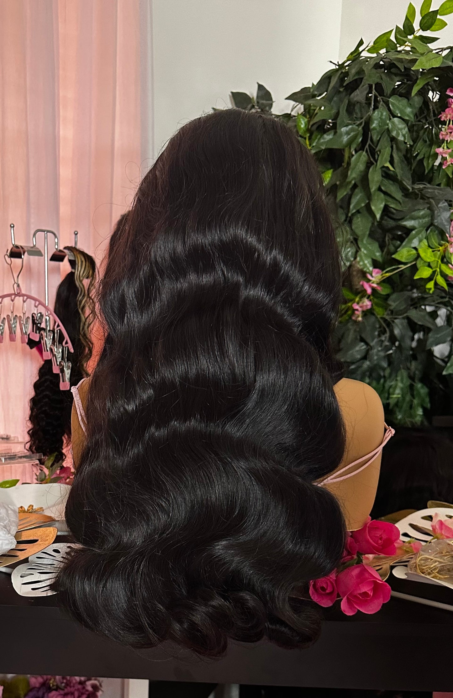 CLT Beauty HD Lace Human Hair Wig, Body Wave Natural 13x4 Frontal Wig, 250% Density, pre plucked and bleached lace knots