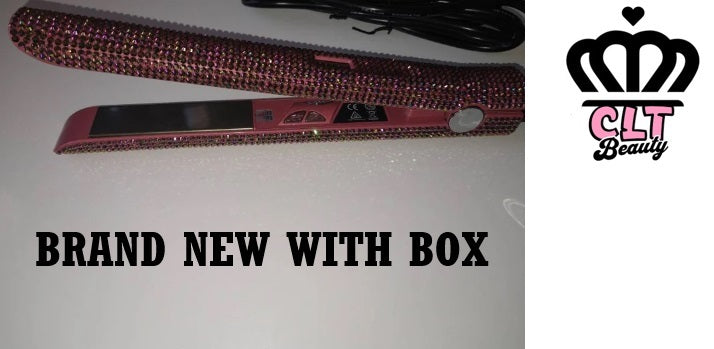 CLT Beauty® Rhinestone Flat Iron Bling Flat Iron ON SALE 🎉