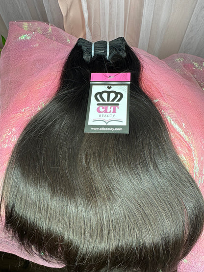 100% Raw Indian South Double Drawn Hair - 1 Bundle