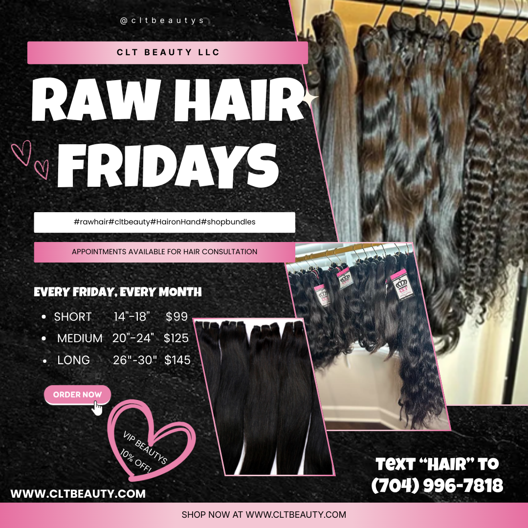 🔥 CLT Beauty LLC — RAW HAIR BUNDLE DEALS! (VIP ONLY)