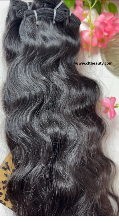 100% Raw Indian South Double Drawn Hair - 1 Bundle