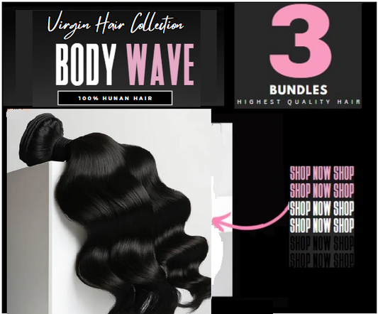 Shop CLT Beauty: Virgin Hair Bundles -3pc Bodywave