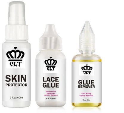 Lace Install Kit. Skin Protector, Lace Glue and Lace Glue Remover
