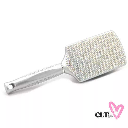CLT Beauty® Rhinestone Hairbrush Bling Bedazzled Paddle Hair brush
