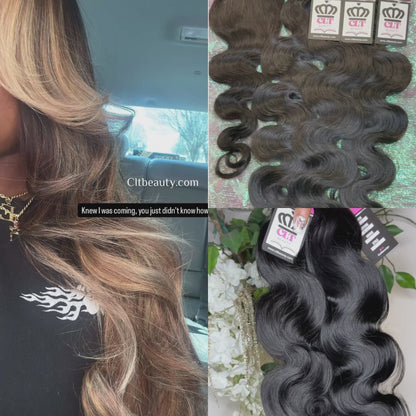 Shop CLT Beauty: Virgin Hair Bundles -3pc Bodywave