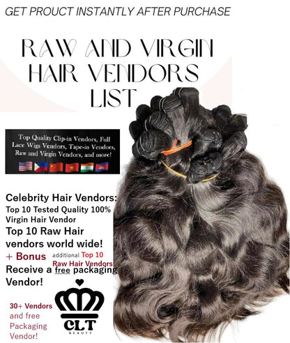 Vendor List: 30 Celebrity Hair Vendor List
