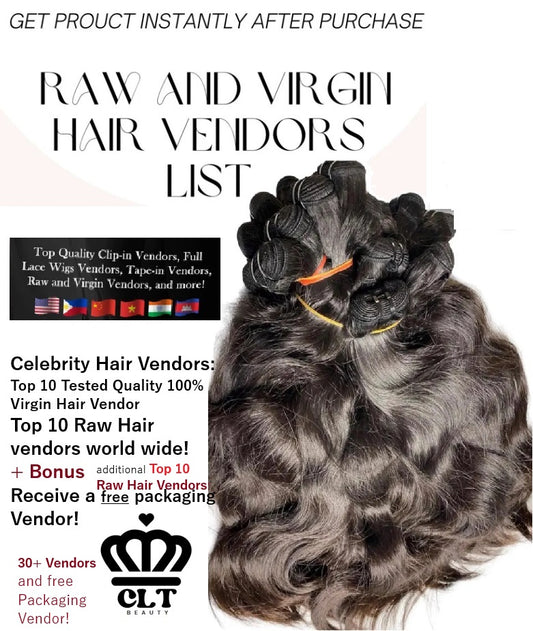 Vendor List: 30 Celebrity Hair Vendor List